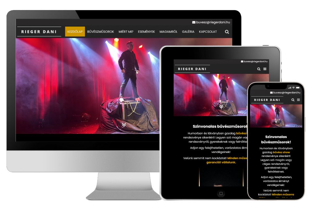 Régi, elavult weboldala helyett szeretne egy modern, mobilbarát honlapot? Kreatív website
